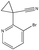 1-(3-bromopyridin-2-yl)cyclopropane-1-carbonitrile Structure