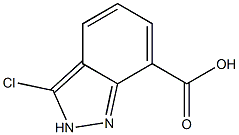 3-Chloro-2H-indazole-7-carboxylic acid 구조식 이미지