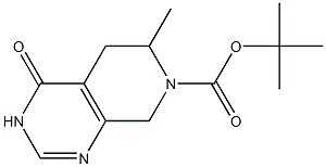 tert-butyl 6-methyl-4-oxo-3,4,5,6-tetrahydropyrido[3,4-d]pyrimidine-7(8H)-carboxylate 구조식 이미지