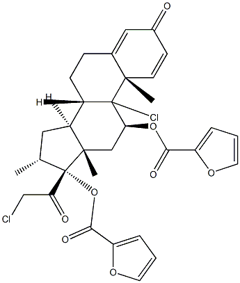 Mometasone Furoate Impurity 20（Mometasone Furoate EP Impurity T） 구조식 이미지