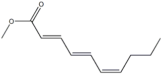 Methyl 2E,4E,6Z-Decatrienoate Structure