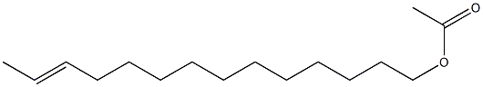 12E/Z-Tetradecenyl acetate Structure