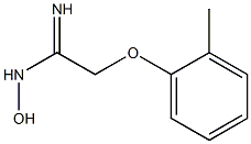 N-Hydroxy-2-o-tolyloxy-acetamidine 구조식 이미지