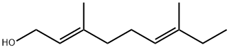 (2E,6E)-3,7-Dimethyl-2,6-nonadien-1-ol Structure