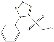 5-[(Chloromethyl)sulfonyl]-1-phenyl-1H-tetrazole Structure