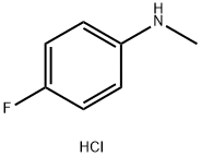 4-Fluoro-N-methylaniline Hydrochloride 구조식 이미지