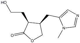 (3R)-Hydroxy Pilocarpine 구조식 이미지