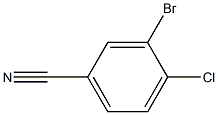 3-BROMO-4-CHLOROBENZONITRILE Structure