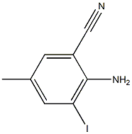 2-Amino-3-iodo-5-methyl-benzonitrile Structure