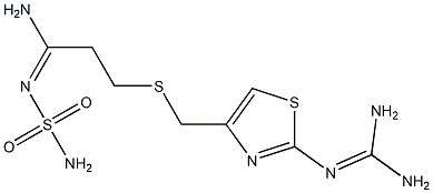 Famotidine EP Impurity E 구조식 이미지