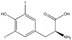 3,5-Diiodo-L-tyrosine Structure