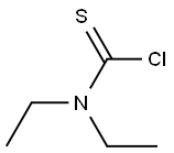 N,N-diethylaminothioformyl chloride Structure