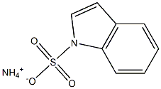 Indole-1-sulfonate ammonium salt 구조식 이미지