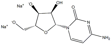 Cytidine disodium salt Structure