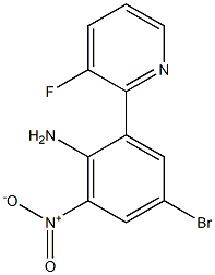 4-bromo-2-(3-fluoropyridin-2-yl)-6-nitroaniline Structure