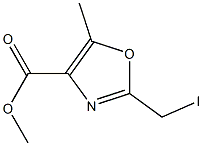 methyl 2-(iodomethyl)-5-methyloxazole-4-carboxylate Structure