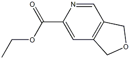 ethyl 1,3-dihydrofuro[3,4-c]pyridine-6-carboxylate Structure