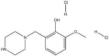 2-methoxy-6-(piperazin-1-ylmethyl)phenol dihydrochloride Structure