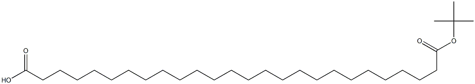 Hexacosanedioic Acid mono-t-butyl ester 구조식 이미지