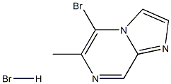 5-bromo-6-methylimidazo[1,2-a]pyrazine hydrobromide Structure