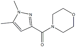 (1,5-dimethyl-1H-pyrazol-3-yl)(morpholino)methanone Structure