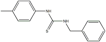 1-benzyl-3-(4-methylphenyl)thiourea Structure