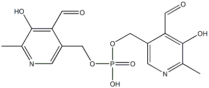 PYRIDOXAL 5-pyridoxal phosphate 구조식 이미지