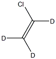 Vinyl chloride-D3 (GAS) (p-diphenol stabilizer) Structure