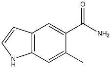 6-methyl-1H-indole-5-carboxamide 구조식 이미지