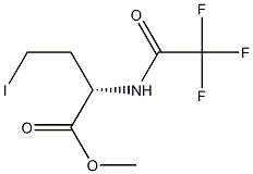 methyl (2S)-4-iodo-2-(2,2,2-trifluoroacetamido)butanoate Structure