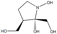 (2S,5S)-BISHYDROXYMETHYL-(3R,4R)-BISHYDROXYPYRROLIDINE 구조식 이미지