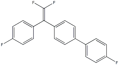 4'-[2,2-DIFLUORO-1-(4-FLUOROPHENYL)VINYL]-4-FLUOROBIPHENYL Structure