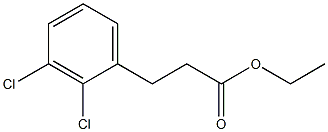 3-(2,3-DICHLORO-PHENYL)-PROPIONIC ACID ETHYL ESTER Structure