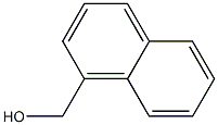 1-NAPHTHALENEMETHANOL, 98.50% 구조식 이미지