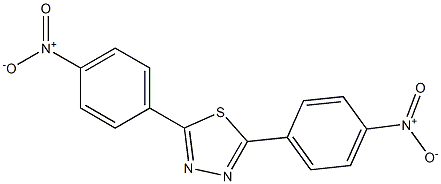 2,5-di(p-nitrophenyl)-1,3,4-thiadiazole 구조식 이미지