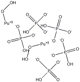 Dioxyplutonium(VI) hydrogen orthophosphate 구조식 이미지