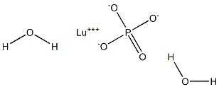 Lutetium(III) orthophosphate dihydrate 구조식 이미지