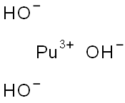Plutonium(III) hydroxide 구조식 이미지