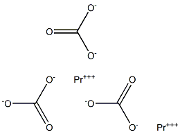 Praseodymium(III) carbonate Structure