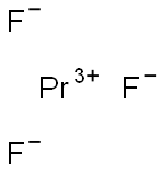 Praseodymium(III) fluoride 구조식 이미지