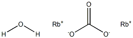 Rubidium carbonate monohydrate 구조식 이미지