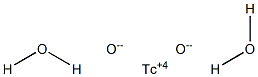 Technetium(IV) dioxide dihydrate 구조식 이미지