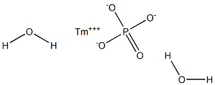 Thulium(III) orthophosphate dihydrate Structure