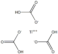 Titanium(III) bicarbonate 구조식 이미지