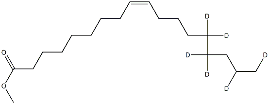 Oleic Acid-14,14,15,15,17,18-D6 Methyl Ester Structure