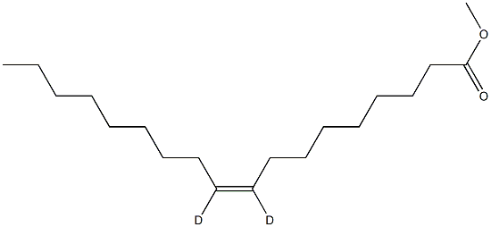 Oleic Acid-9,10-D2 Methyl Ester (cis) 구조식 이미지