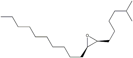 cis-2-METHYL-7,8-EPOXYOCTADECANE Structure