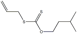 Allyl isoamylxanthate Structure