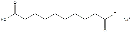 Sebacic acid monosodium salt 구조식 이미지