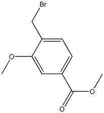 Methyl-3-methoxy-4-bromomethylbenzoate Structure